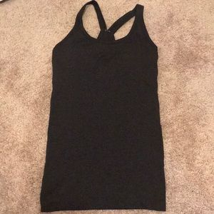 Gray lululemon tank size 2
